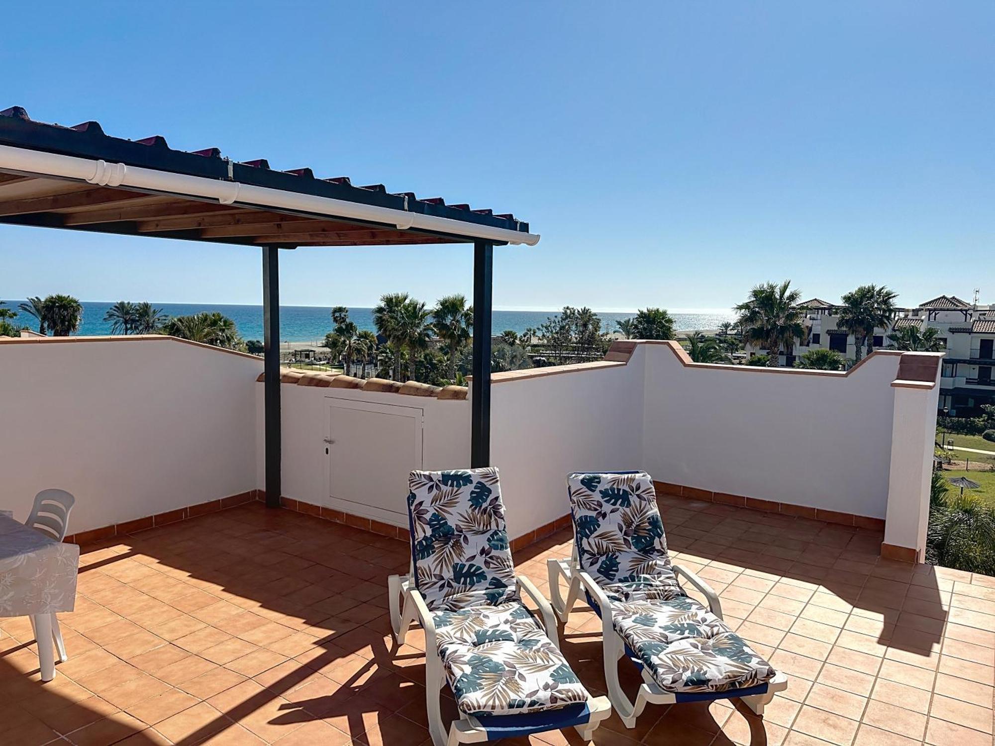 Vive Vera Rentals - Atico En 1º Linea Con Vistas Al Mar Экстерьер фото